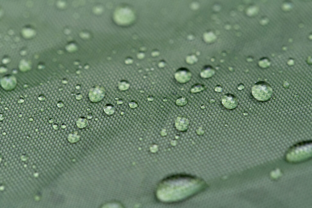 water froplens on outdoor fabric, Polyurethane (PU) Coating
