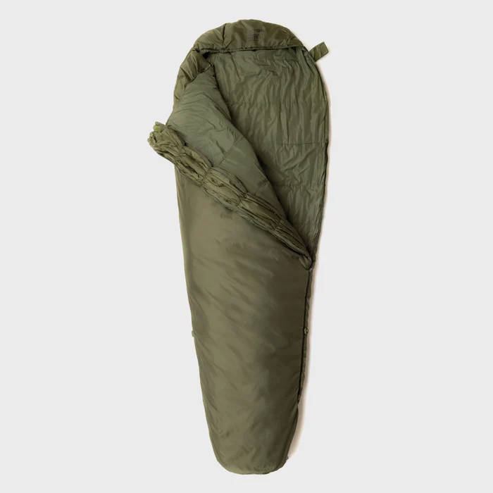 Snugpak Softie Elite military-style sleeping bag in green