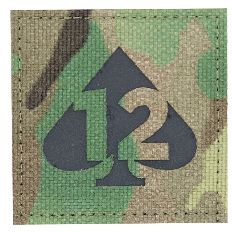First Strike 12th Armoured BCT Multicamo IR TRF Badge