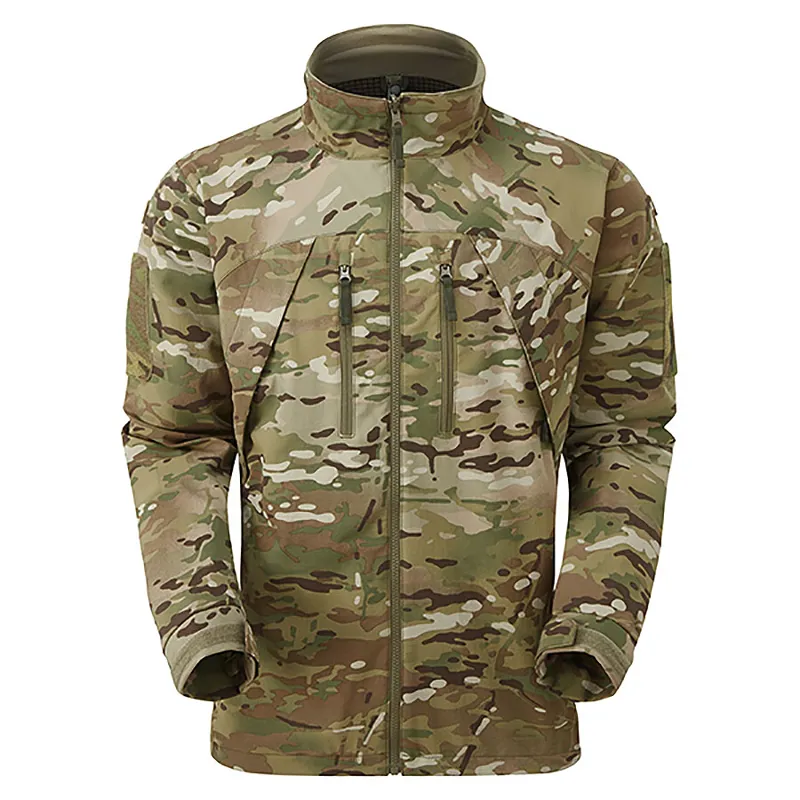 fleece lined multicam jacket