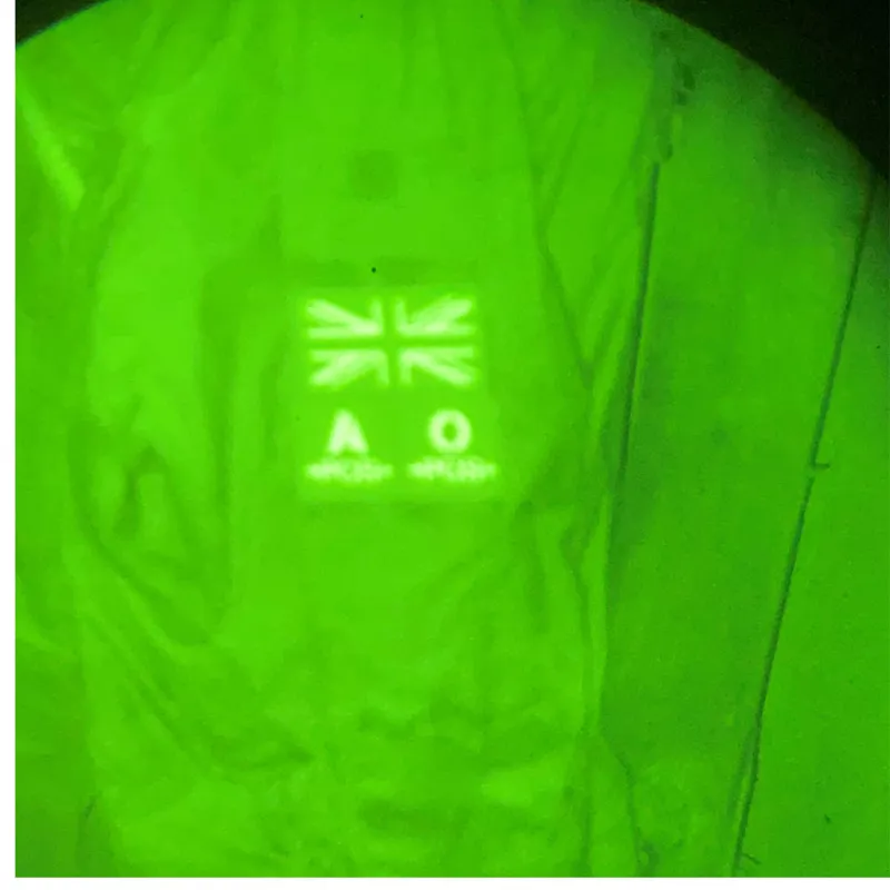 First Strike Multicamo IR Blood Group Hook and Loop Patch O POS-3