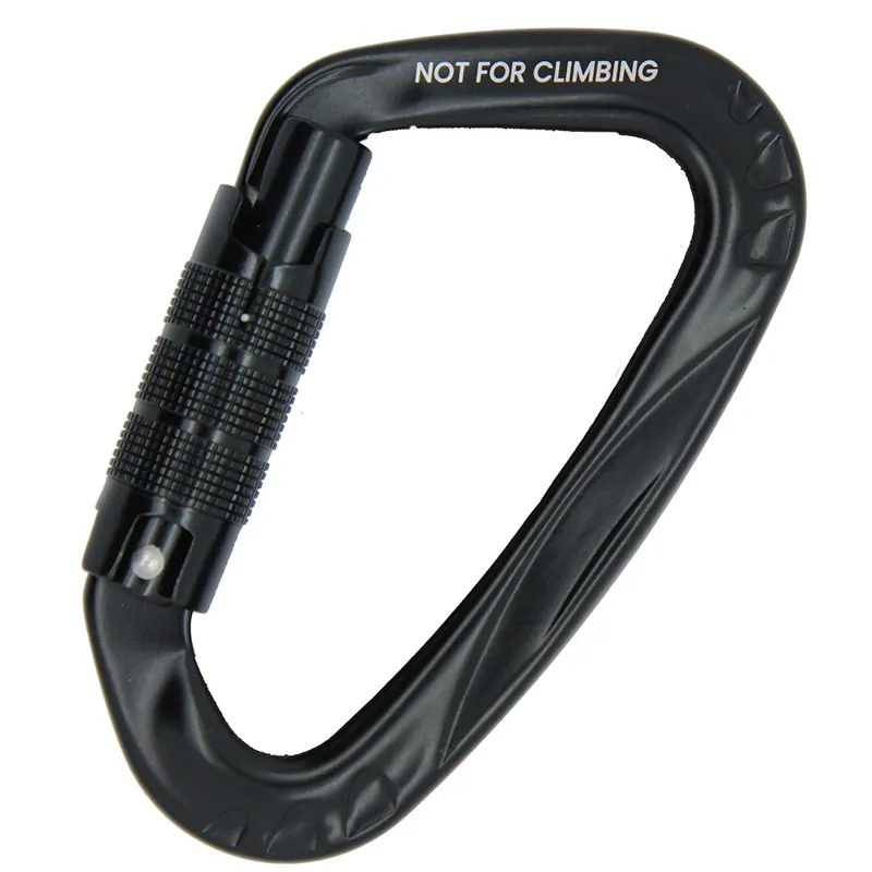 First Strike Black Twist Lock Carabiner Non Climbing Rated