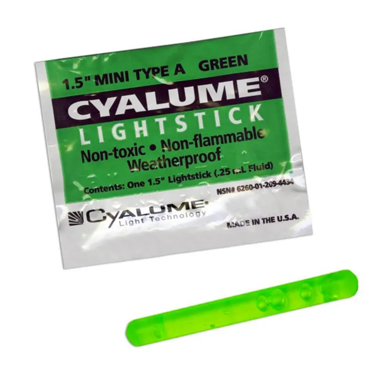 Cyalume green discount