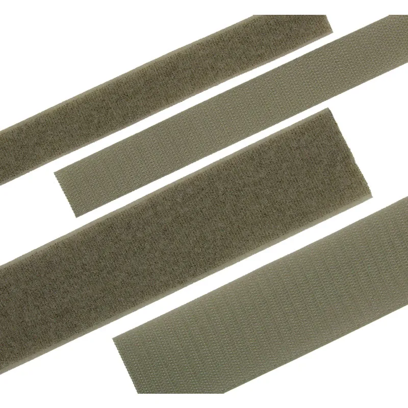 Light Olive Green Hook and Loop 25mm x 25cm