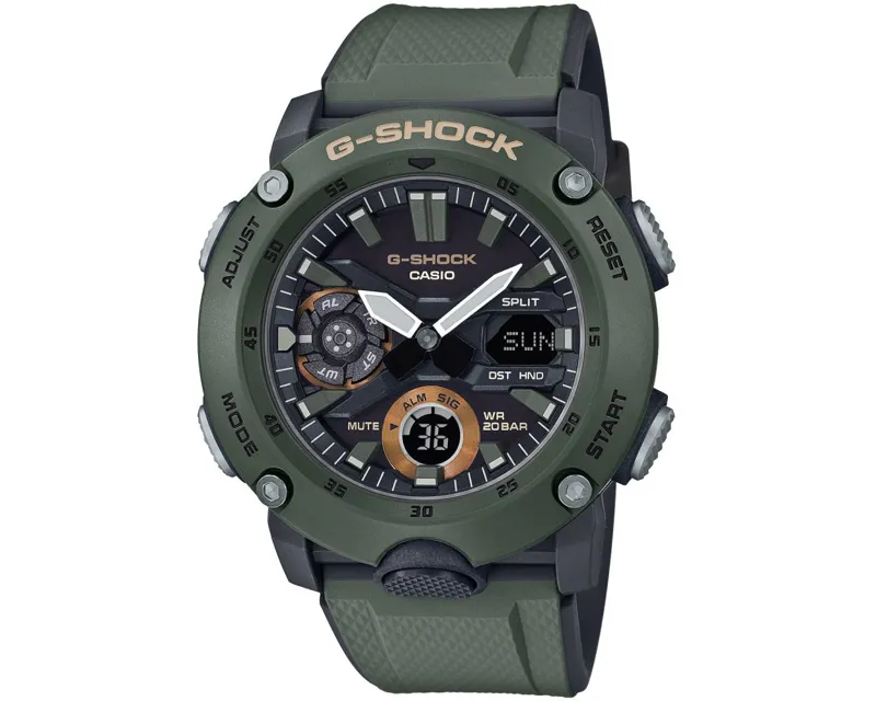 Casio G Shock Carbone Core Guard GA2000 3AER Watch