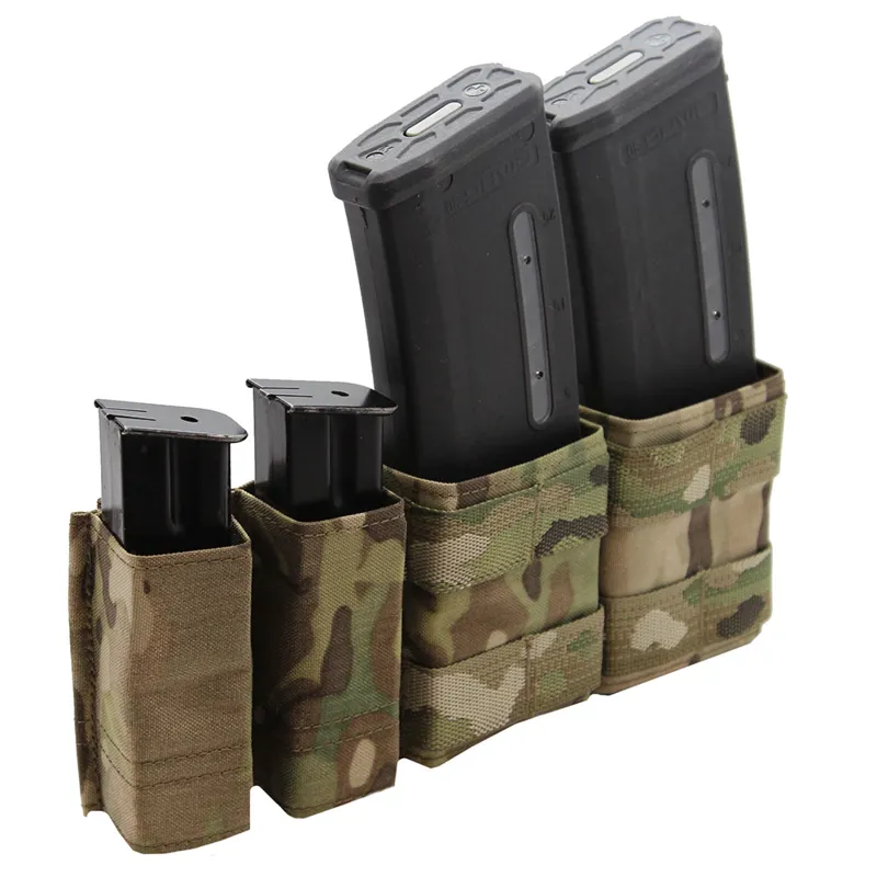 DZS Shooters Belt Double Pistol Rifle Kydex Mag Pouch
