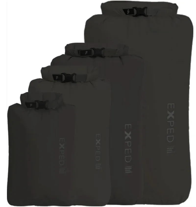 Exped Drybag Versa Bright 4 Pack Set Black