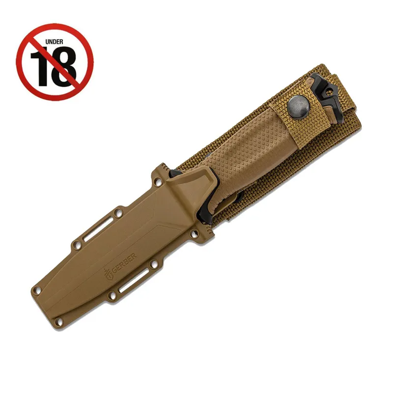 Gerber StrongArm Fixed Blade Coyote Knife-1