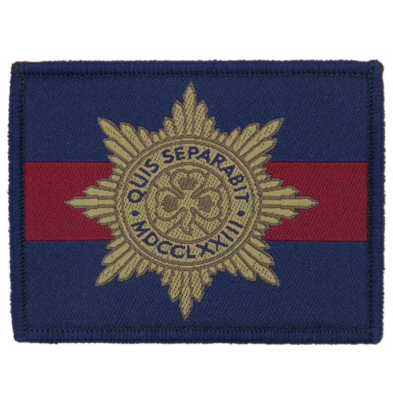 Irish Guards Cap Badge TRF Hook and Loop Morale Patch