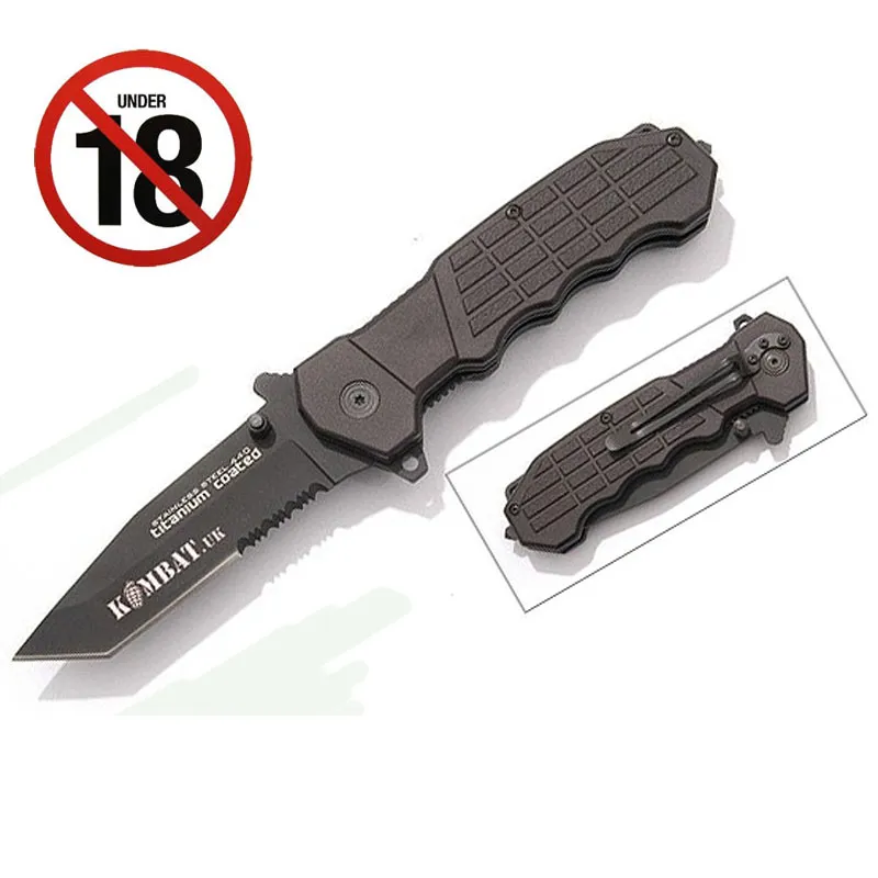  Kombat TD937 Black Tanto Knife-1