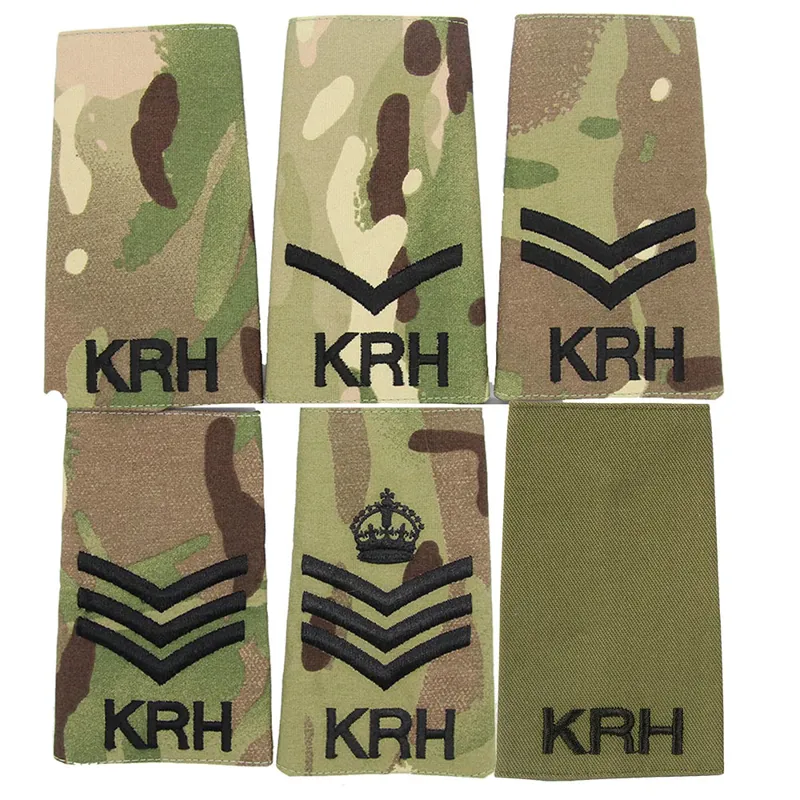 Kings Royal Hussars KRH MTP Rank Slides