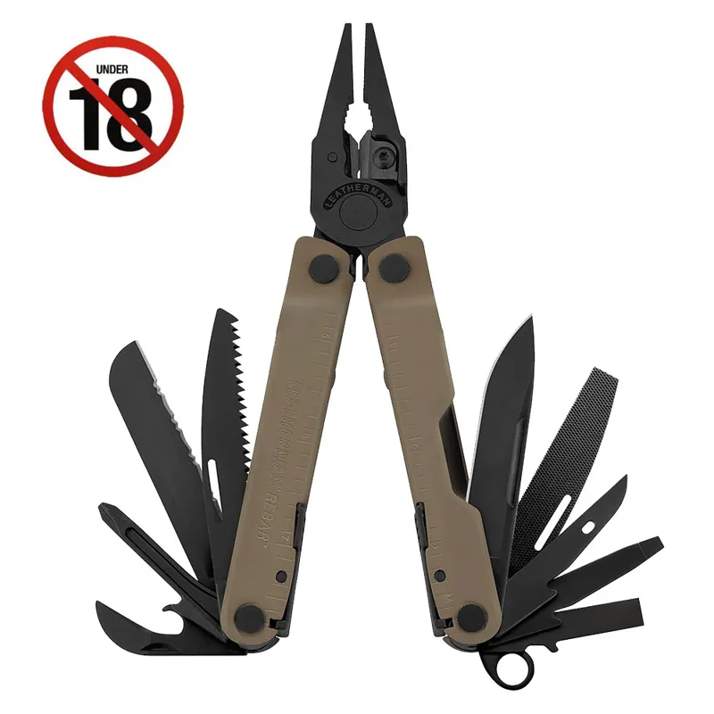 Leatherman REBAR Coyote Black Multitool