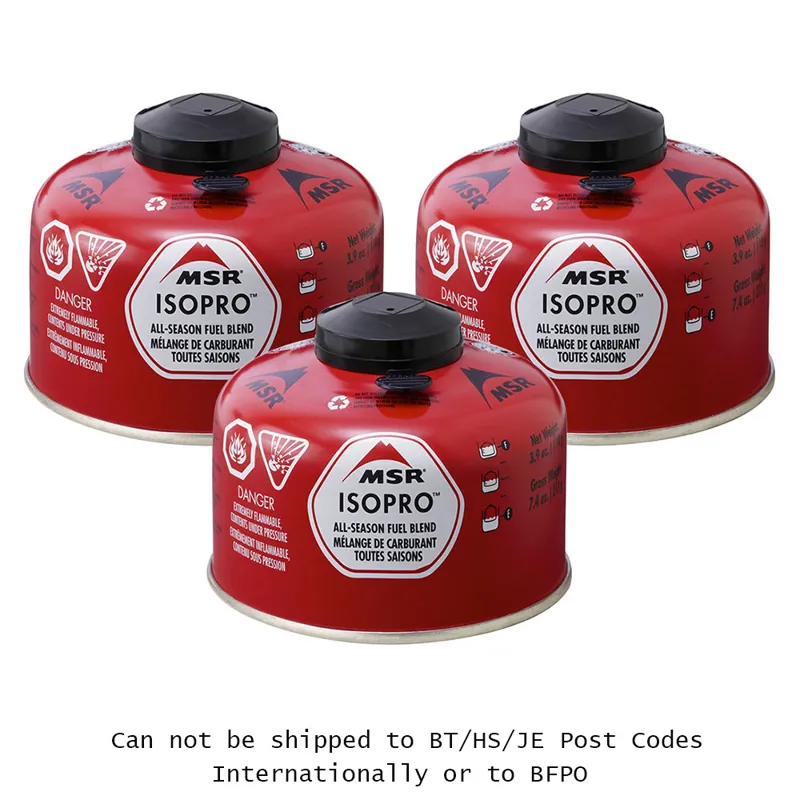 MSR ISOPRO Gas x3 Pack 110g