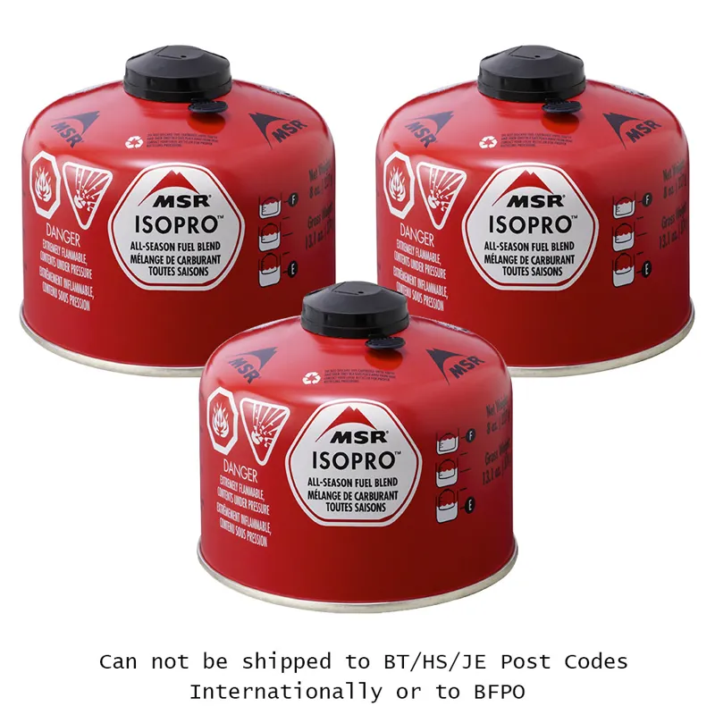 MSR ISOPRO Gas x3 Pack 227g