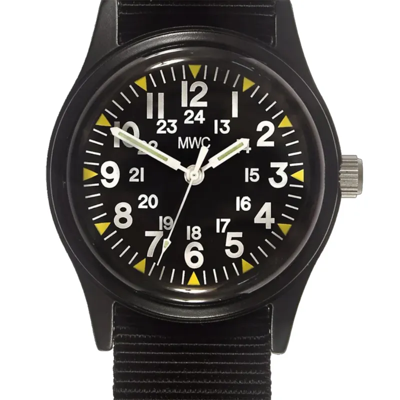 MWC Classic 1960s 70s Pattern Vietnam Watch Matt Black