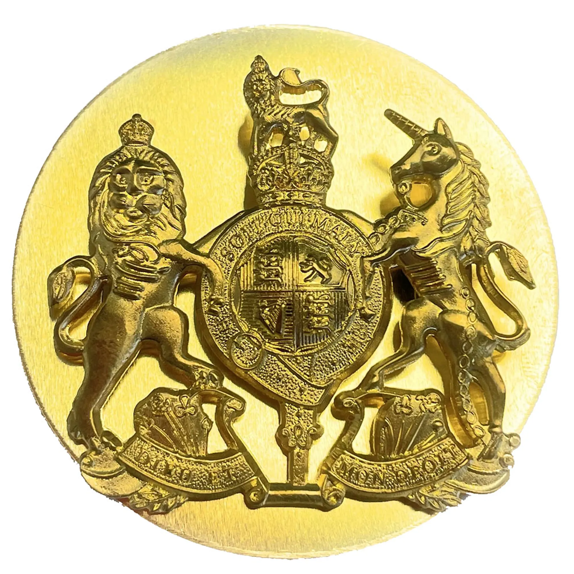 MOD Issue Metal Rank Insignia Kings WO1 RSM