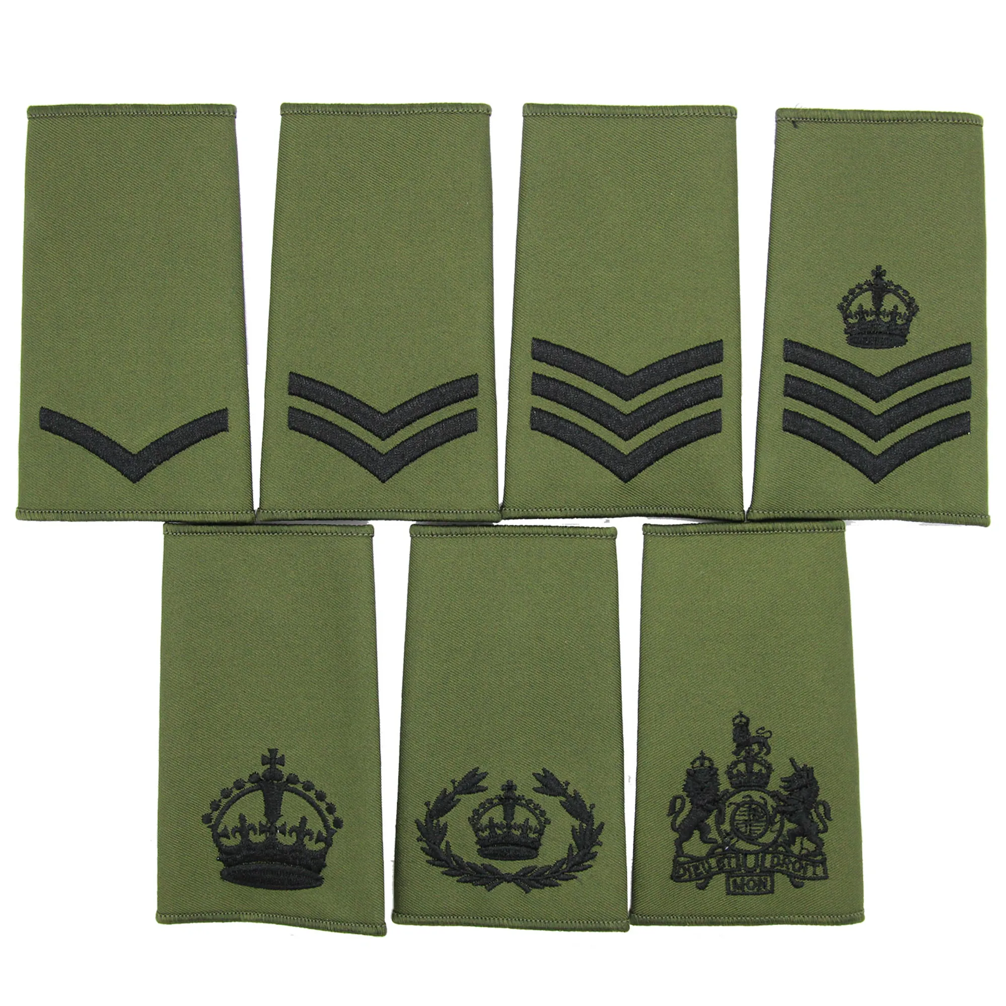 Ib Ranks Olive Rank Slides Enlisted
