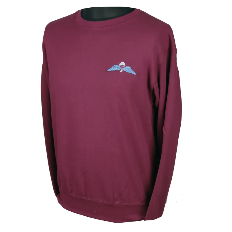 Maroon Pegasus Airborne Sweatshirt