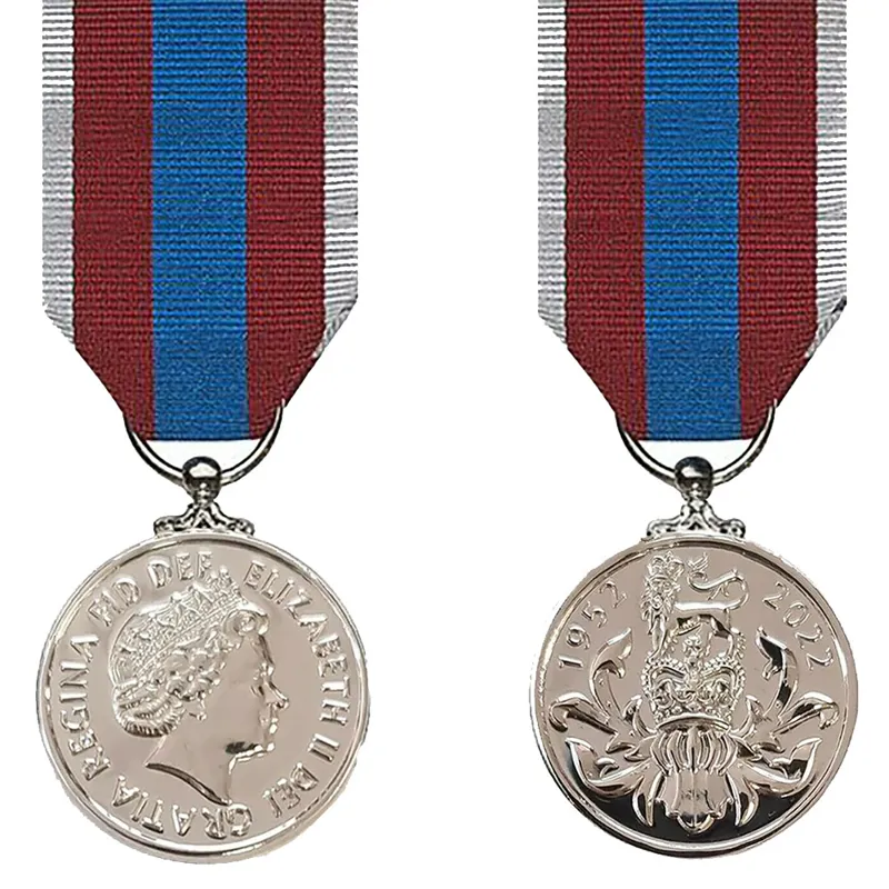 Queens Platinum Jubilee Miniature Medal