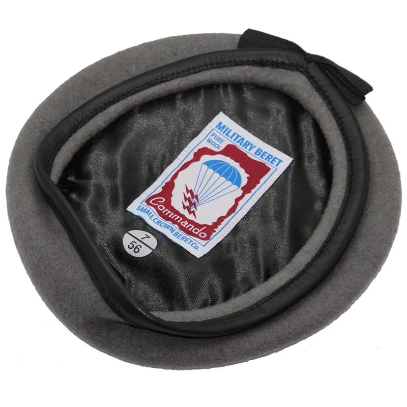 Ranger Grey Commando Small Crown Berets Co