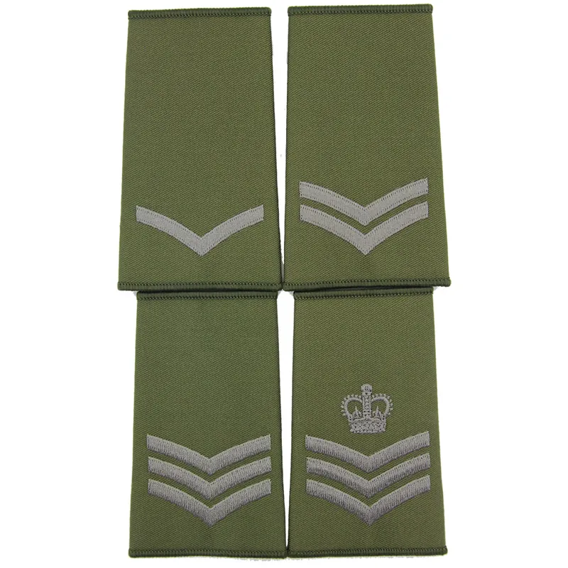 Rangers Regiment Olive Grey Rank Slides