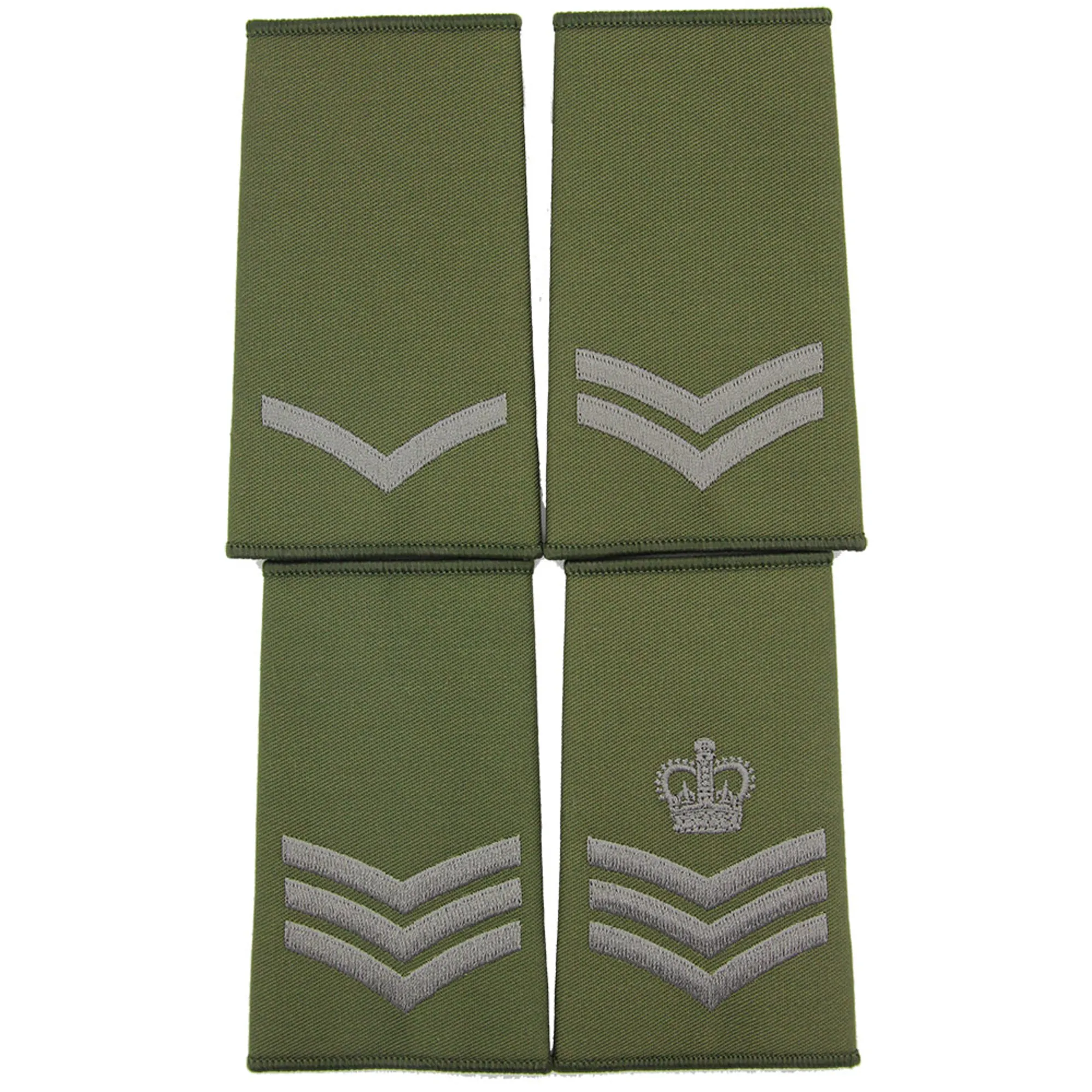 Sind Rangers Ranks Rangers Regiment Olive Grey Rank Slides