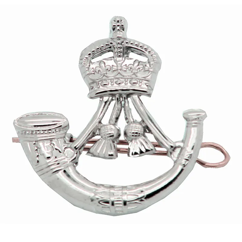 Rifles Kings Crown Cap Badge