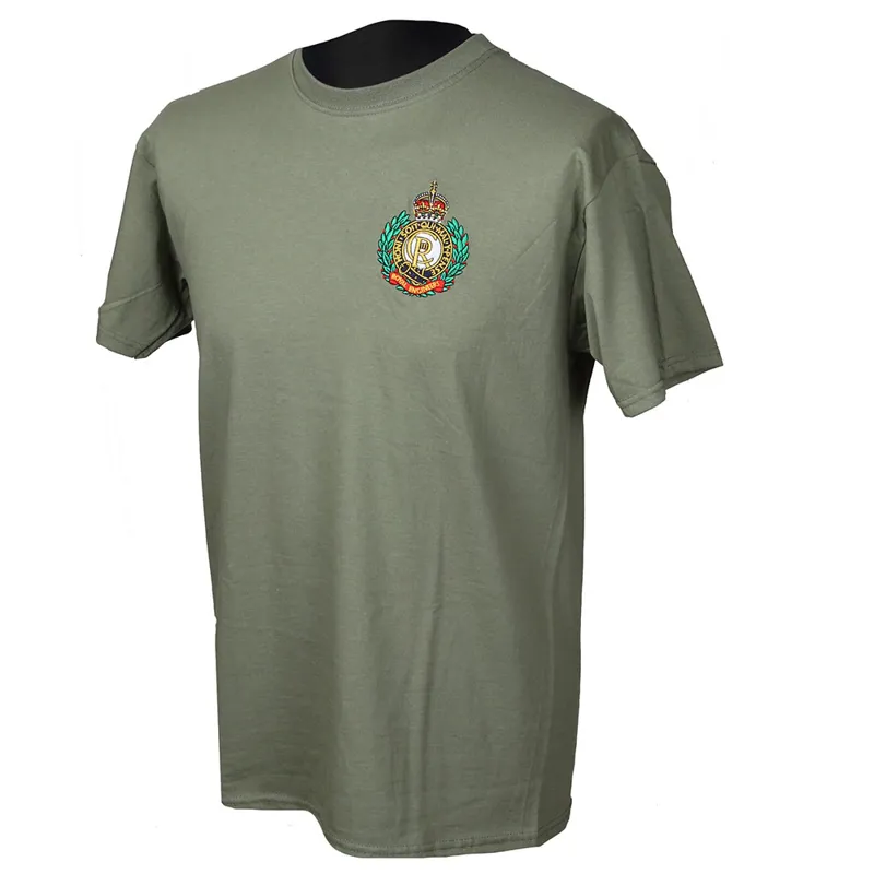 Royal Engineers Kings Crown OD T Shirt