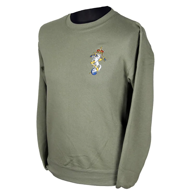 Royal Electrical Mechanical Engineers Kings Crown REME  Sweatshirt OD