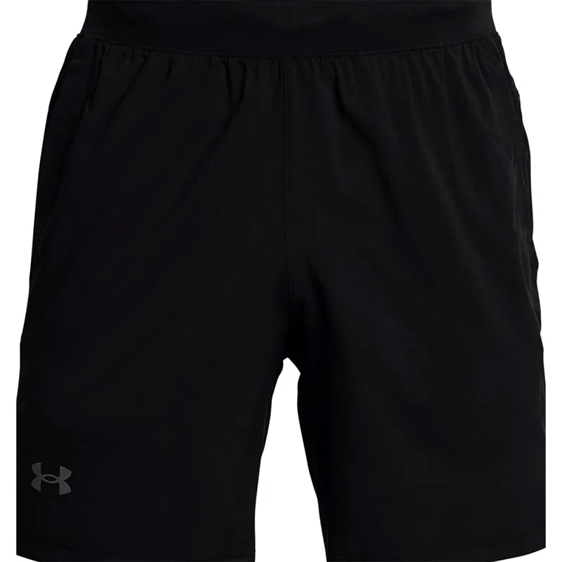 Under Armour UA Launch 7 Inch Black Shorts-1