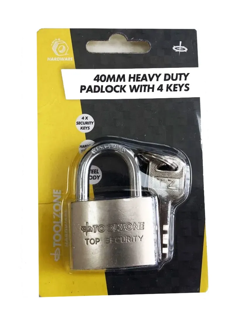 40mm Security Padlock with 4 Keys-2