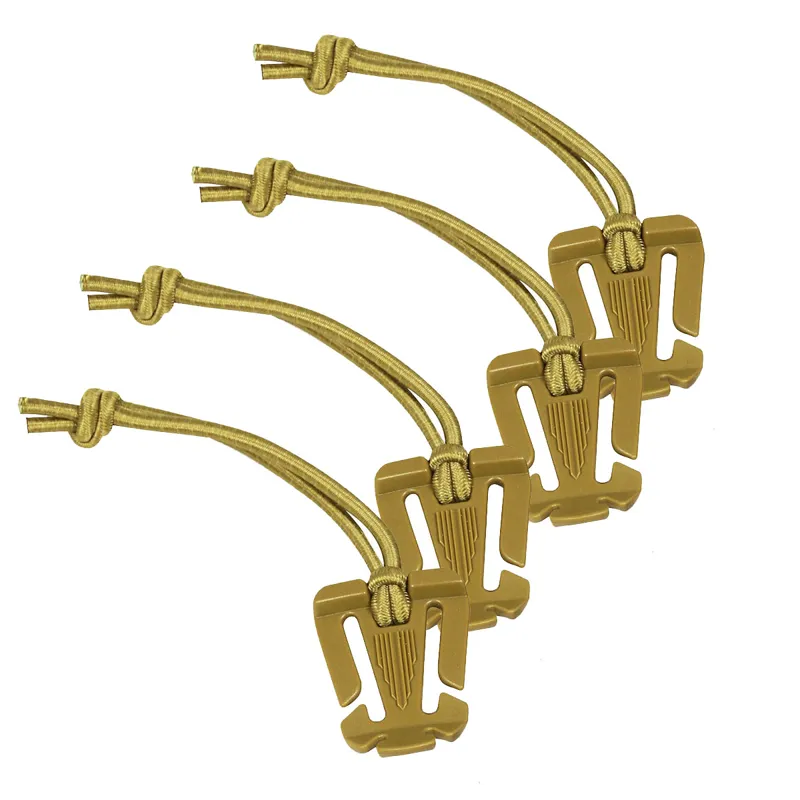 MOLLE Coyote Tan Bungee Retainer x4