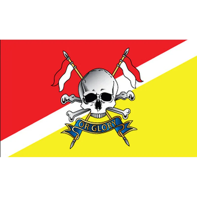 Royal Lancers Polyester Flag 150x90cm