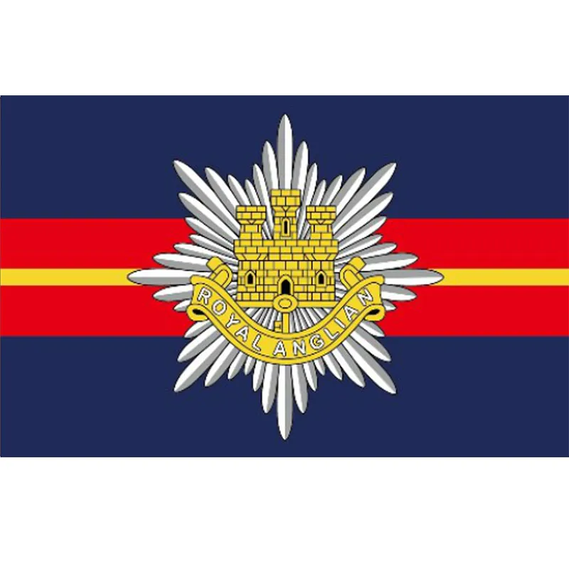 Royal Anglian Regiment Polyester Flag 150x90cm