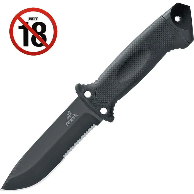 Gerber LMF III Infantry Black Tactical Knife