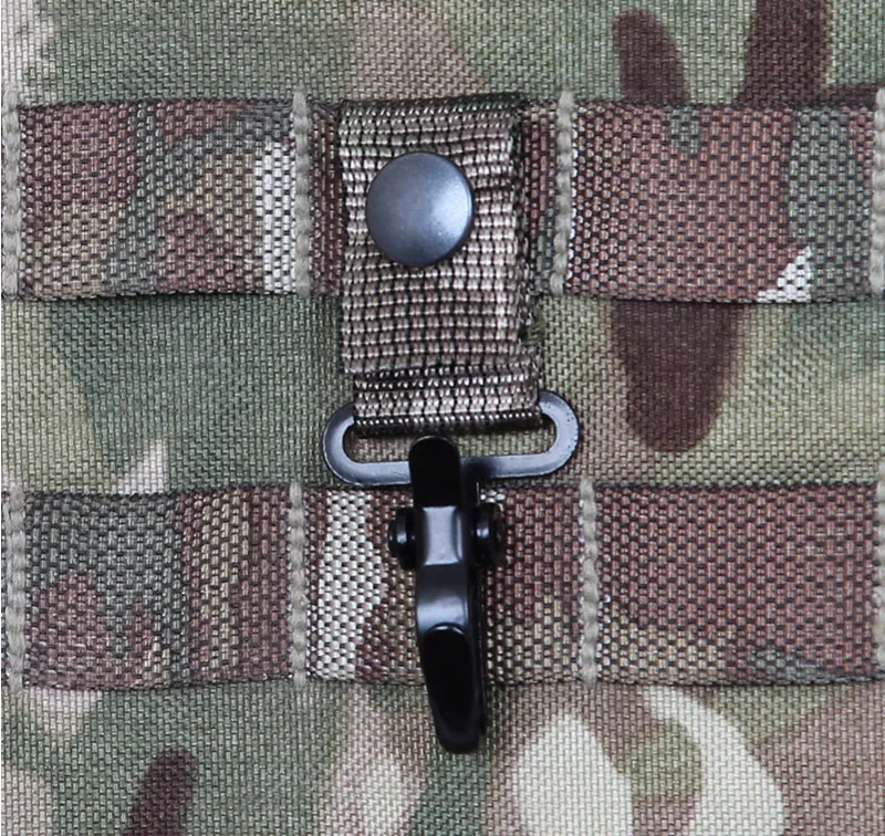 Virtus MOLLE Black Helmet Dog Clip-1