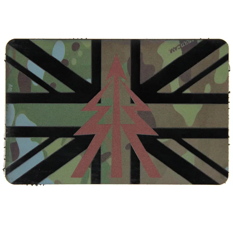 Multicam Infa Red RECCE Laser Cut Velcro Union Jack