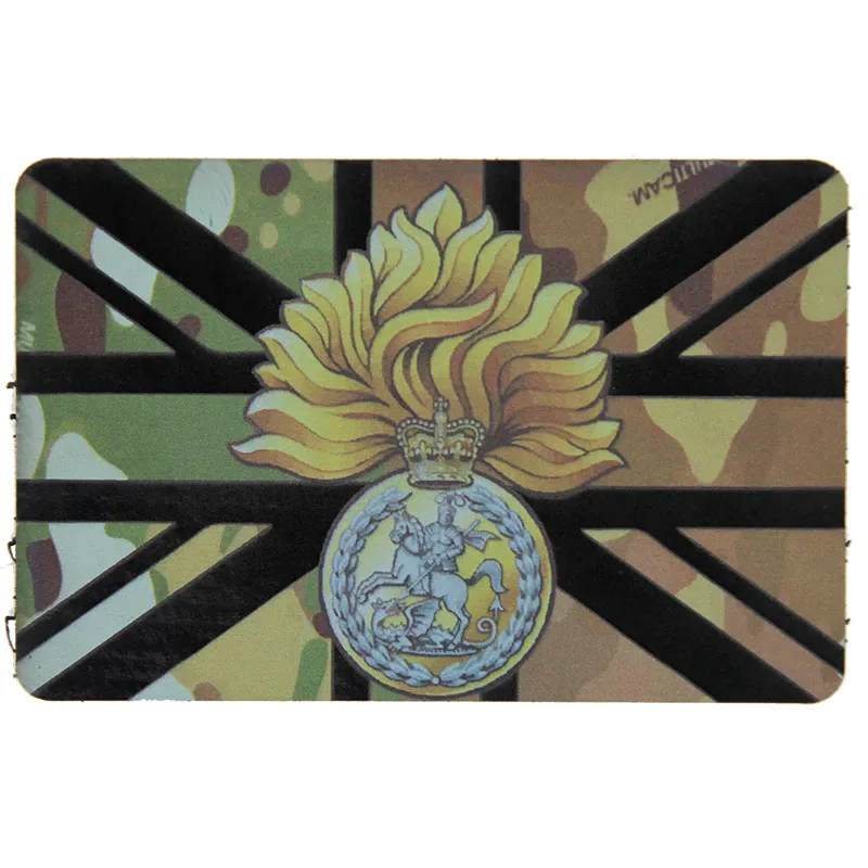 Multicam Infa Red Fusiliers Laser Cut Velcro Union Jack Flag