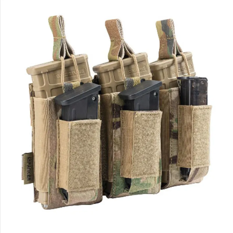 Triple Mag Pouch for M4 Magazines and Pistol Mag Pouch