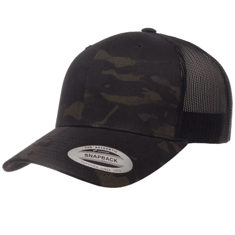 Flexfit Multicam Black Trucker Snap Back Cap