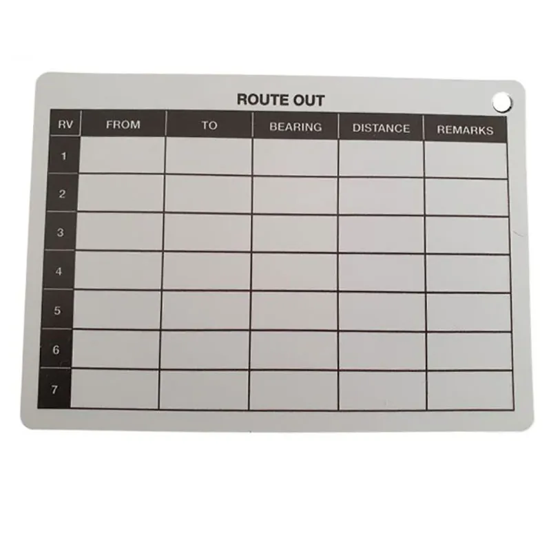 A6 Route Card Slate Card-1