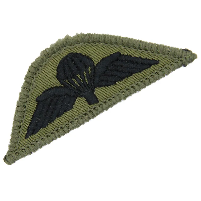 FRMU Mini Parachute Wings Olive Black Hook and Loop