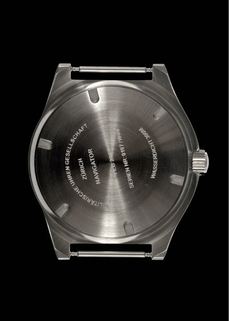 MWC 300m Water Resistant Stainless Steel Navigator Watch with Super Luminova-2