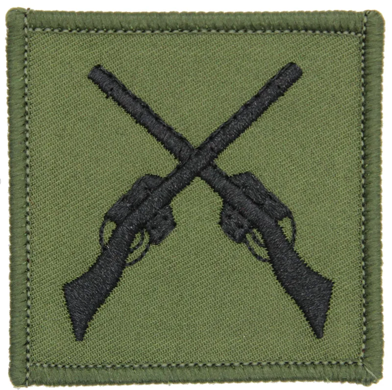 Skill At Arms Instructor Crossed Rifles Olive Patch