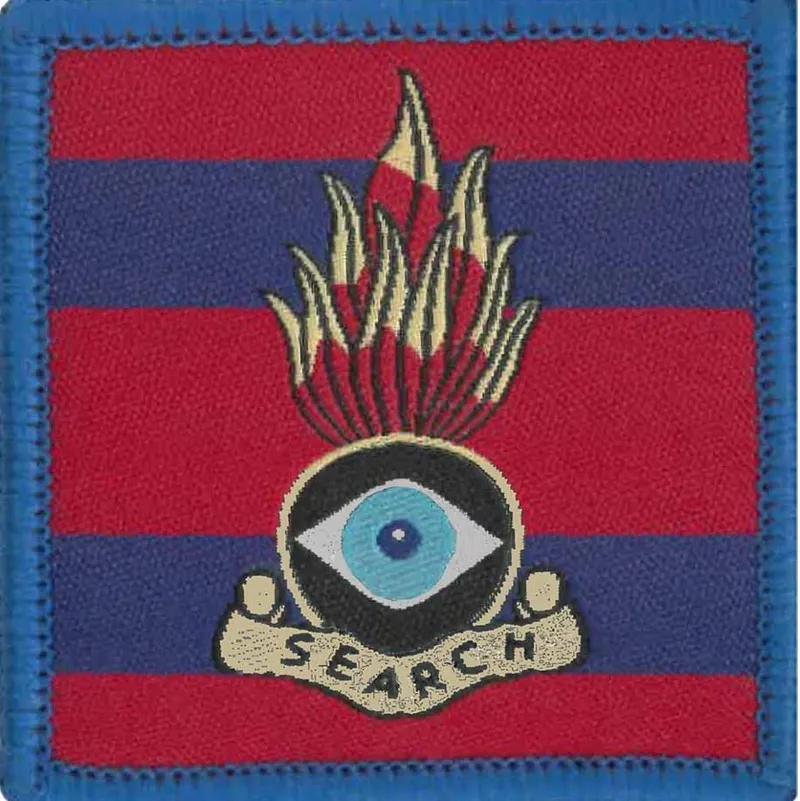 Royal Engineers Search Teams Hook and Loop Morale Patch