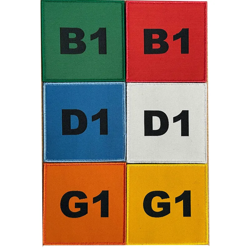 Team Call Sign Patches 100x100mm Hook and Loop