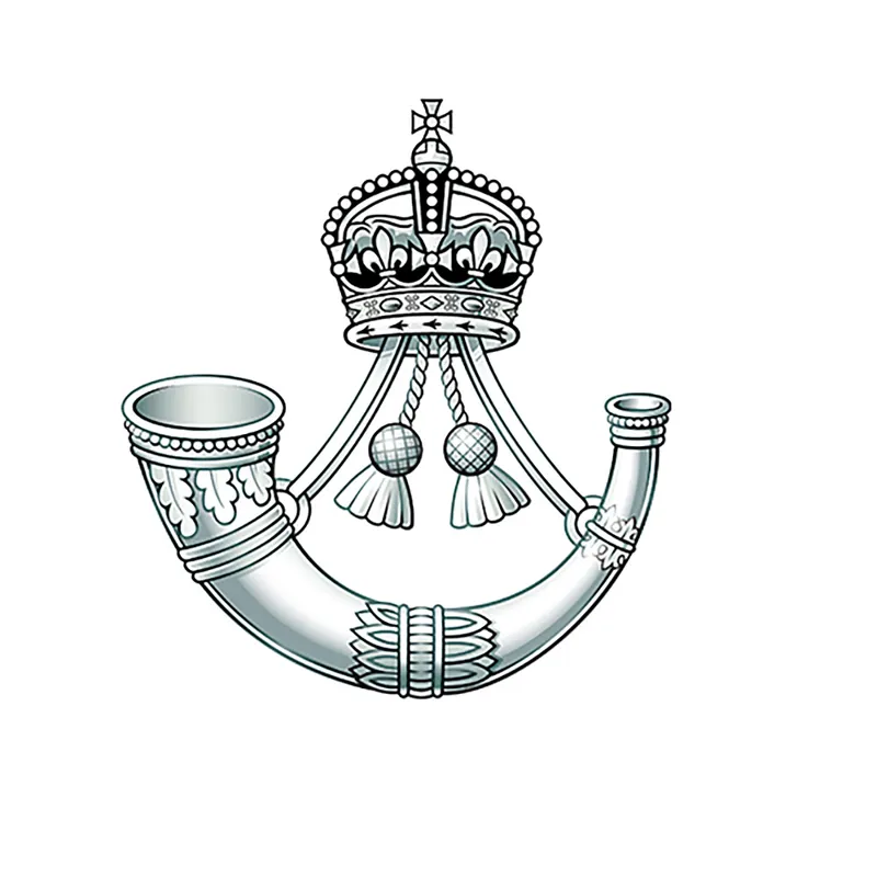 Rifles Kings Crown Cap Badge