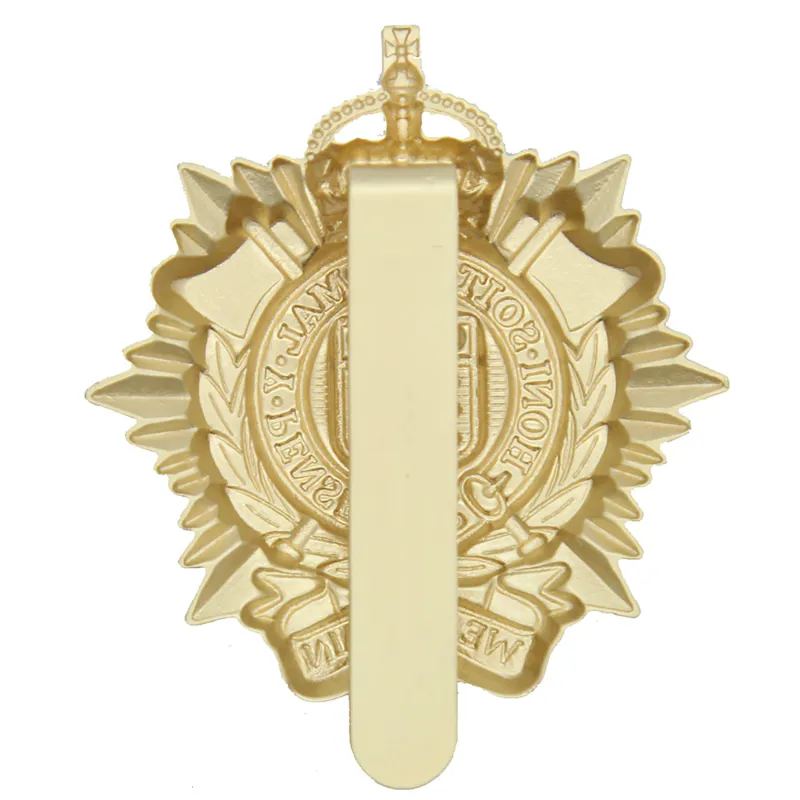 RLC Kings Crown Metal Cap Badge-1