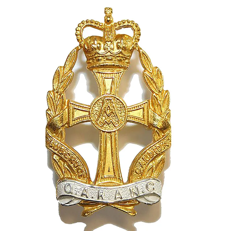 Queen Alexandras Royal Army Nursing Corps QARANC Issue Cap Badge