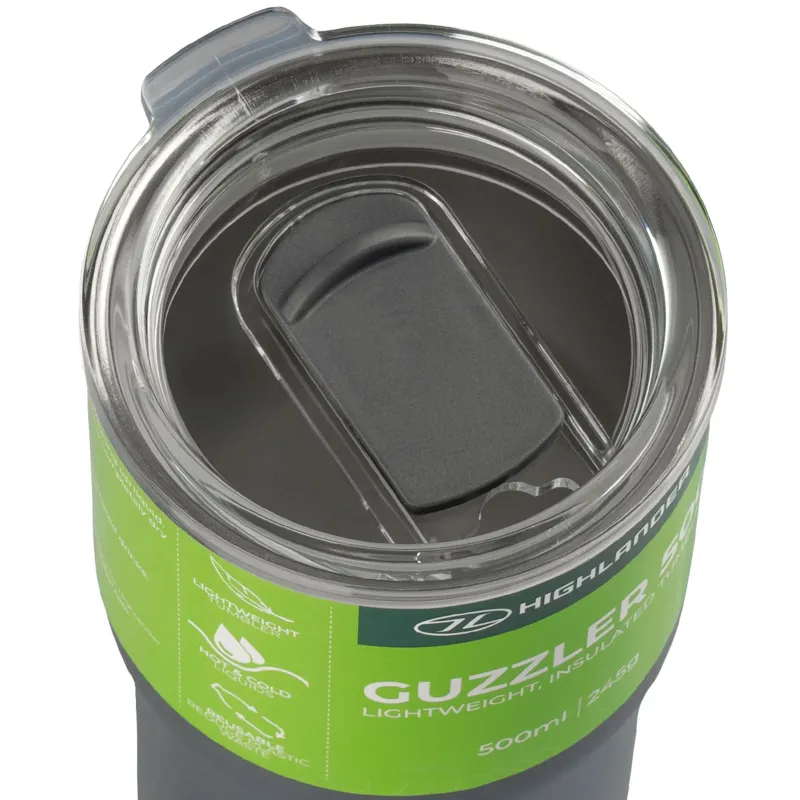 Highlander Guzzler 500ml Insulated Tumbler Charcoal-2
